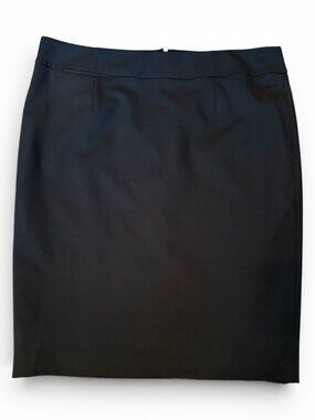 Calvin Klein Black Pencil Skirt | Size 14 | Classic Career Office Skirt